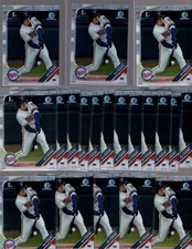 2019 Bowman Chrome Draft SPENCER STEER 1st Bowman Prospect #BDC-153 LOT X 20