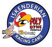 Iskenderian Racing Cams Rat Fink Hot Rod Biker Motorcycles Tools Guns Sticker