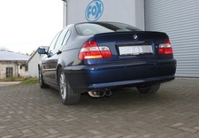  Sportauspuff BMW 3er E46 320d Limo Touring Coupe Cabrio 2x76 rund scharf