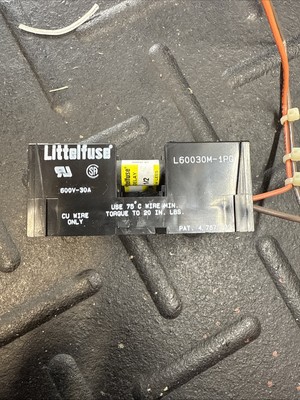 LITTELFUSE L60030M 1PQ Fuse Holder 3713 600V 30A