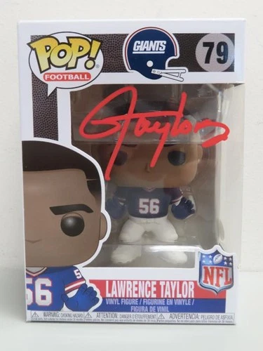 Lawrence Taylor Signed Auto Autograph Funko Pop NFL Football Giants #79 JSA COA