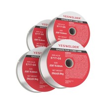 Flux Core Gasless MIG Wire E71T-GS, .030" Diameter, 4 Spools (2LB Each)