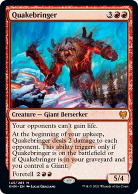 1x Quakebringer - Foil Light Play MTG Magic - Kid Icarus -