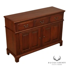 Hitchcock Colonial Style Cherry Three-Drawer Server