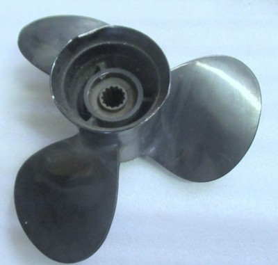 D7 Michigan 032044 Aluminum Propeller 12 Spline OEM Used Factory Boat Parts