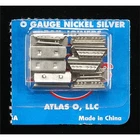 Atlas 6091 O Scale Nickel Silver Rail Joiners (16 joiners)