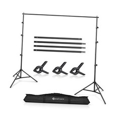 10 X 10 ft Photo Video Studio Background Support Stand, Adjustable Heavy Duty