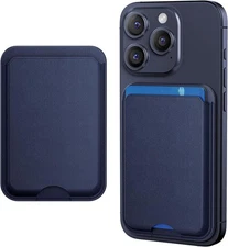 Phone Card Holder, Phone Wallet Stick On，Credit Card Holder，RFID Blocking, V