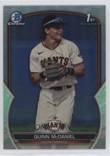 2023 Bowman Draft Chrome Lunar Glow Refractor Quinn McDaniel #BDC-136 03ox
