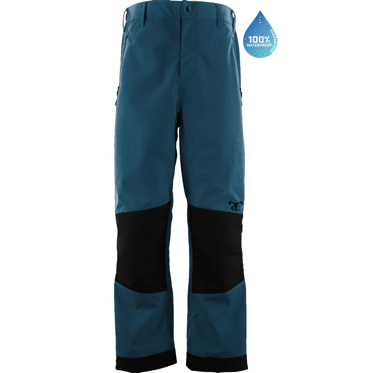 Men's TrueTimber WaveTamer Rain Pants for Men - Sea Tonal and Black - Sz L - NWT