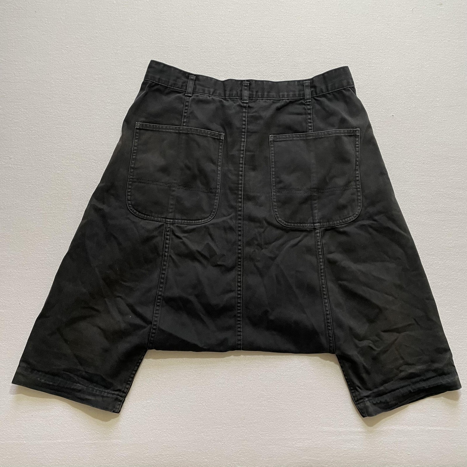 Vintage Comme des Garçons Shorts Mens Medium Black Drop Crotch Sarouel Japan
