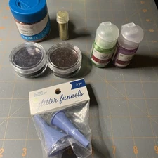 HUGE LOT Glitter Lot of Ultra Fine Glitter Multi Colors Crafting