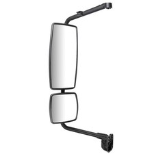 Truck Mirror Lh Left Black Housing 4300 4400 7400 7600 8500 8600