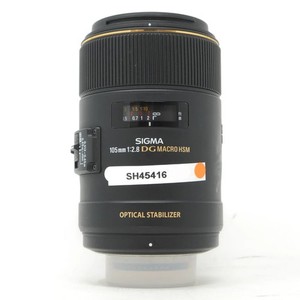 Used Sigma 105mm F2.8 DG Macro HSM Lens in Nikon F (Case SH45416)