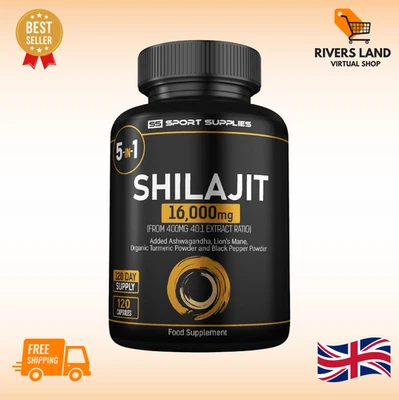 100% Pure Himalayan Shilajit 16000mg Extremely Potent, Performance Good Result