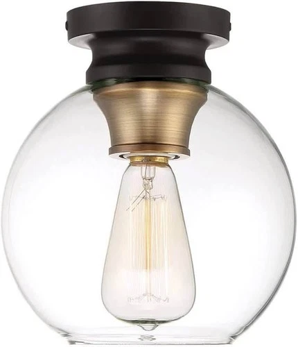 Designers Fountain 1262-VB Ella 1 Flush Mount Ceiling Light, Vintage Bronze - Picture 1 of 5