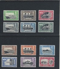 ST LUCIA 1936 SET OF TWELVE MINT SG 113/124 CAT £110