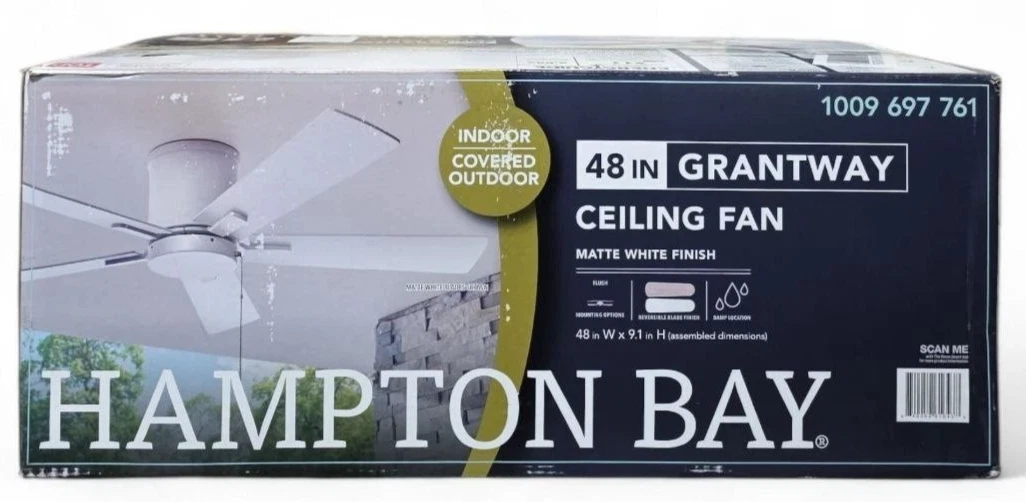 Hampton Bay Ceiling Fans 48 in Fan Width for sale | eBay