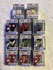 Funko Bitty Pop Misterio Mini Figura Disney Universo Marvel Spiderman X11 Lote