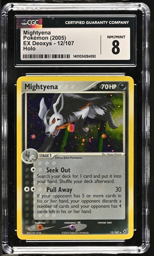 Mightyena graded CGC 8 for sale on eBay