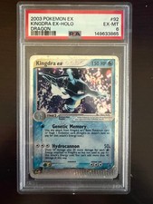 PSA 6 Kingdra Ex Holo Dragon #92 2003 Pokemon Ex Dragon 120942267