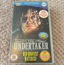 WWF The Undertaker His Gravest Matches PAL VHS Tape Silver Vision 1993