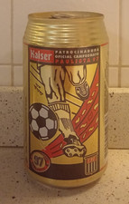 Kaiser Beer Can 1997 Campeonato Paulista Brazil Soccer Football Vintage