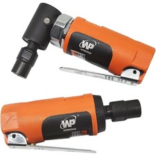 Air Die Grinder Set, Straight/Angled Air Die Grinder Kit with 1/4 and 1/8 inc...
