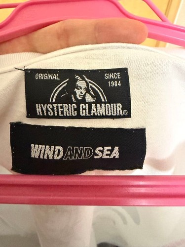 Hysteric Glamour Wind and Sea Collab T-Shirt White L … - Gem