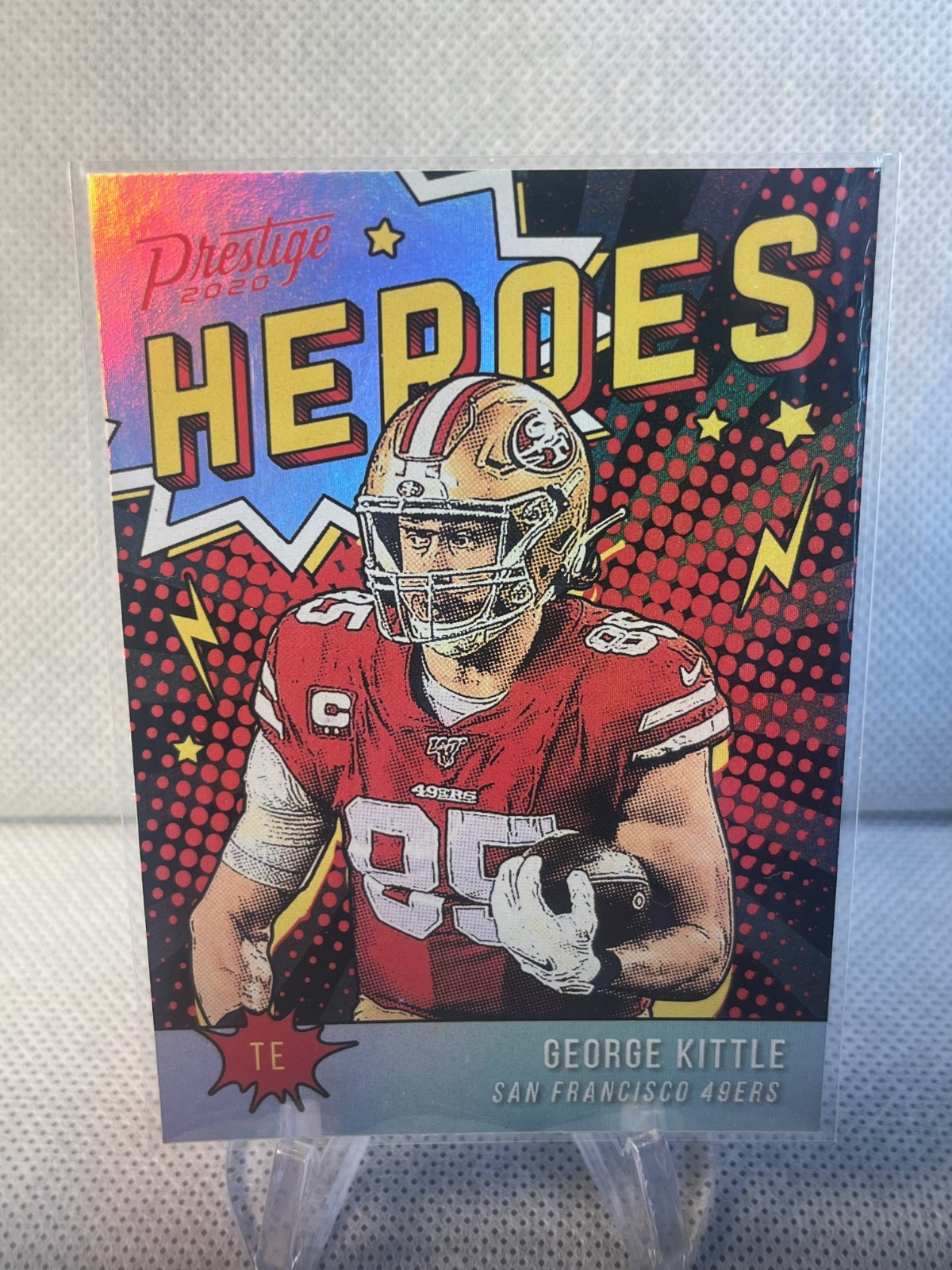 2020 Panini Prestige George Kittle Heroes #HE-GK San Francisco 49'ers