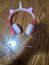 Unicorn LED Wired Headphones for Kids