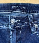 MISS ME Crystal Angel Wing Faux Flap Pocket Mid-Rise BOOT Plus Size jeans-33 x33 — photo 7