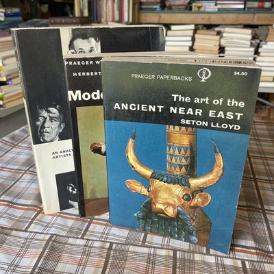 LOT of 3: Praeger World of Art ~ Painting, Sculpture, Near East (1960s & 70s PB)