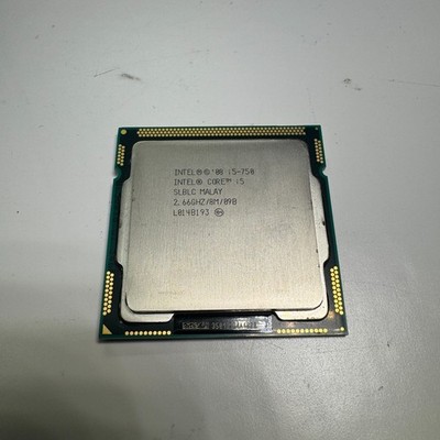 Intel Core i5-750 2.67GHz 4-Core LGA1156 8MB Desktop CPU Processor SLBLC