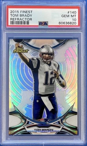 2015 Topps Finest - Tom Brady #140 Refractor