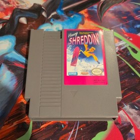 Heavy Shreddin Nintendo NES Cartridge and Manual Authentic / Tested Working