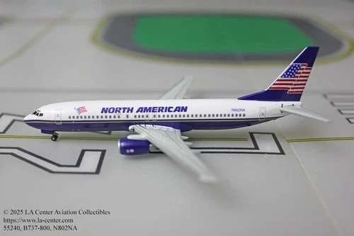 Dragon Wings North American Boeing 737-800 in Old Color Diecast Model 1:400