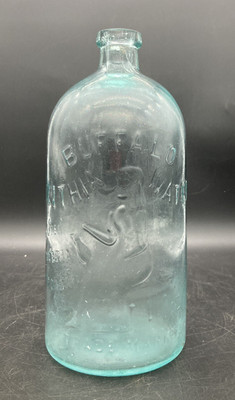 NICE AQUA MINERAL WATER EMBOSSED, BUFFALO LITHIA WATER NATURES MATERIA MEDICA