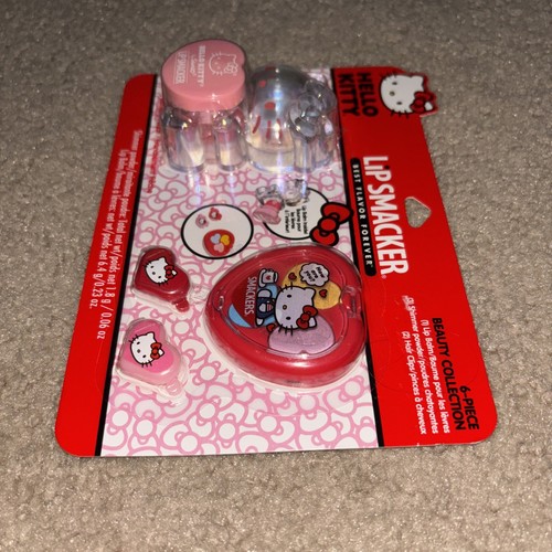 Juego de colores Lip Smacker Hello Kitty and Smackers - 0,29 oz/6 piezas nuevo con caja - Imagen 4 de 12