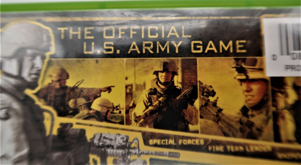 Jeu Xbox Original : America's Army Rise Of A Soldier - Version Complète En Bon état