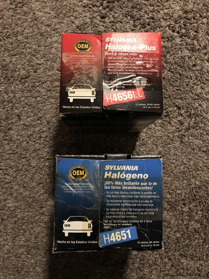 Sylvania галогенные фары дальнего света H4651 и H4656Ll галогенные плюс ближний свет XL1 - Изображение 4 из 4