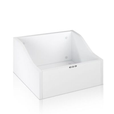 Zomo VS-Box 100/1 weiss Record Box LP-Regal aus MDF-Holz für ca 120 Vinyls