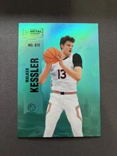 2022 Skybox Metal Universe Champions AQUA Walker Kessler #72 Rookie