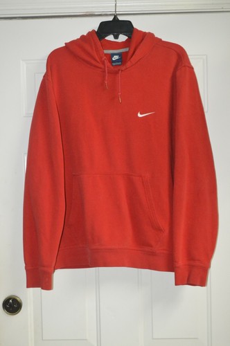 VTG NIKE RED HOODIE SWEATSHIRT MINI 