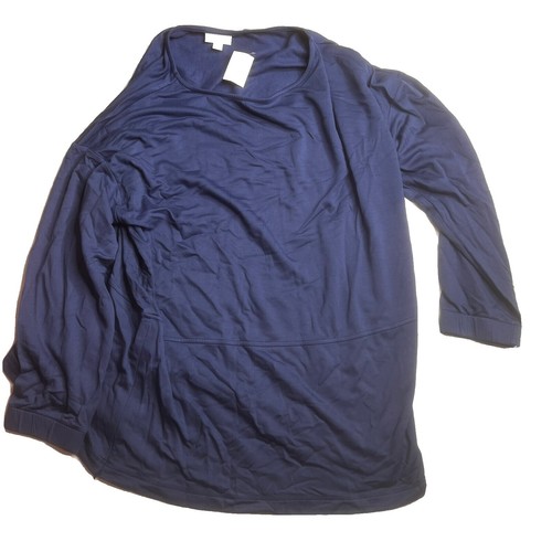 Chemisier à Boutons J.Jill Femme - Rayé Bleu Et Blanc - Manches Longues - Taille S - Occasion TB