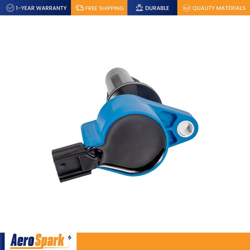 4 Ignition Coil Blue & 4 Autolite Spark Plug for Ford Focus 2005-2011 2.0L FD505 - Picture 6 of 11