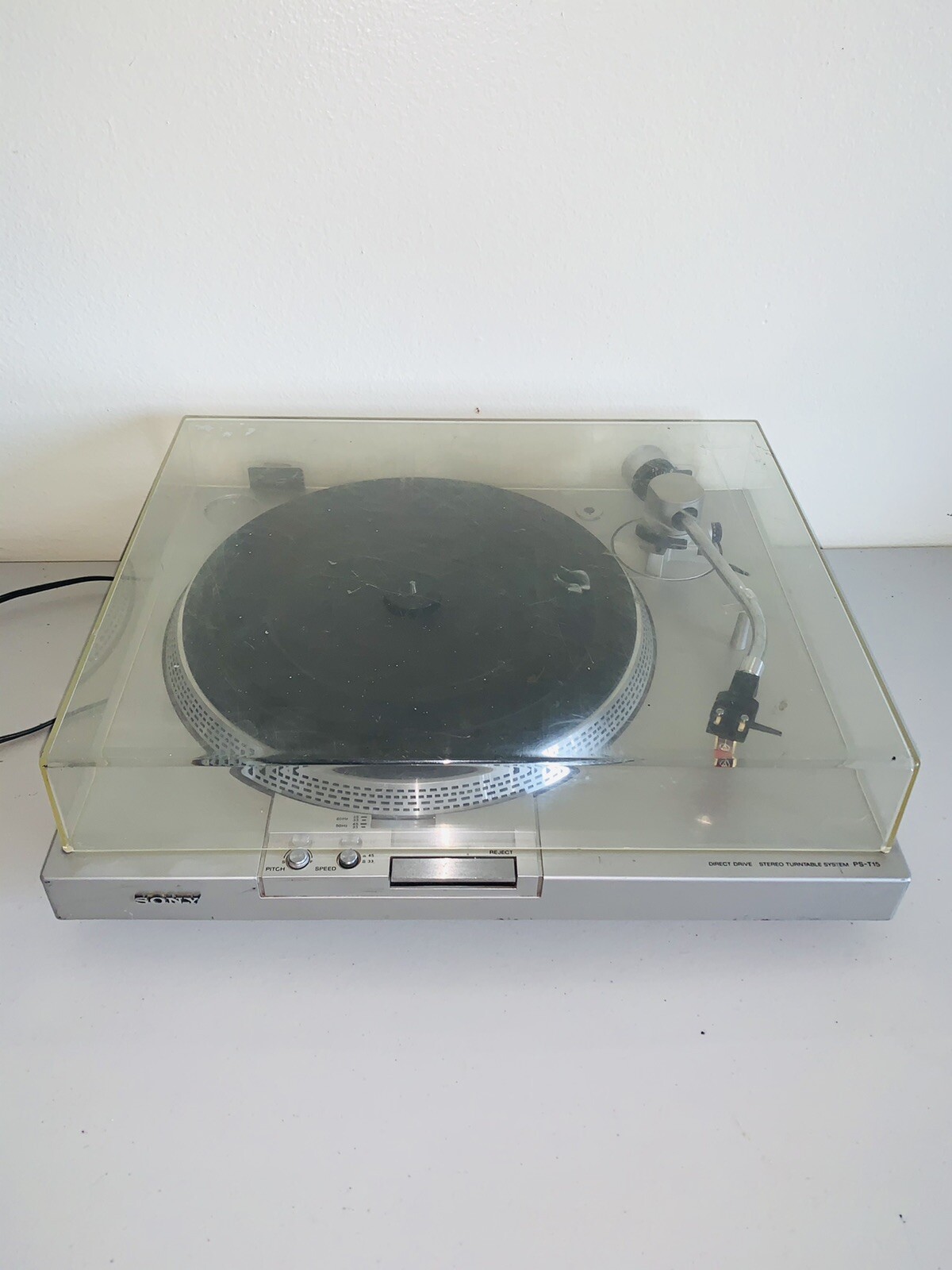 Vintage Sony PST15 Direct Drive Turntable Vinyl Record Player eBay