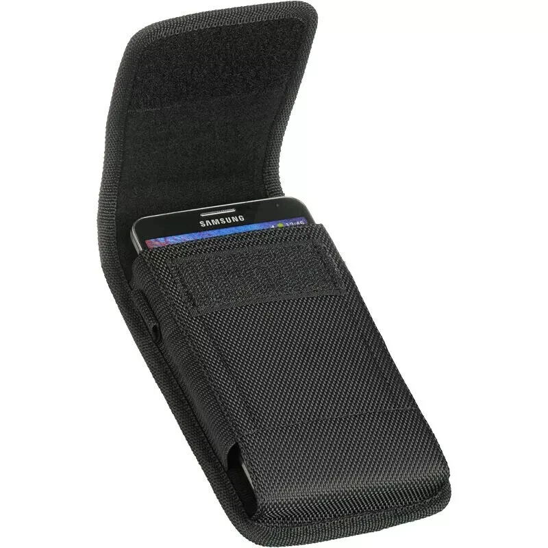 Cell Phone Holster Pouch for iPhone Samsung Wallet Case With Belt Clip - Image 4 of 4