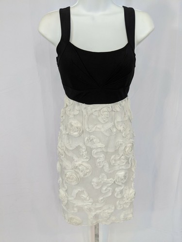 En Focus Black and White Sleeveless Dress Size 8P - Picture 6 of 6