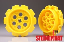 LEGO® 2x 57519 (-NEU-) Kettenrad / Antriebsrad / Führungsrad / gelb / 6253464